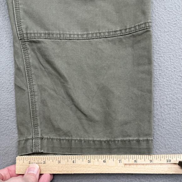 Harley-Davidson Pants Mens 40x30 Green Canvas Utility Carpenter Workwear Casual - Picture 7 of 10